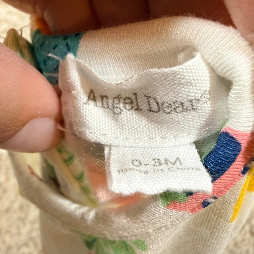 Angel Dear Baby Bamboo Knotted Gown 0-3M Potted Plants Succulent Newborn